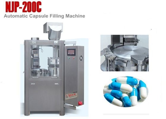 Petite machine de remplissage automatique de capsule de NJP-200C pour la poudre, 12000 capsules/heure